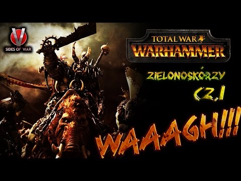 Total War: WARHAMMER Kampania ZIELONOSKÓRZY 1440p cz.01 - Pierwsze potyczki