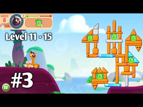 Angry Birds Journey Level 11 - 15 Gameplay Video Part - 3 8/02/2022