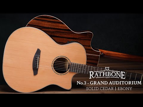Rathbone No.3 Electro Acoustic Guitar - Cedar / Ebony image 5