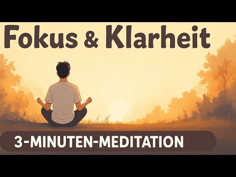 3-Minuten-Meditation für Fokus und Klarheit | Im Hier und Jetzt ankommen