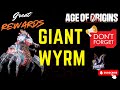 AOZ Age Of Origins Giant Wyrm Event PhoenixHunter1016