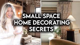10 SMALL SPACE HOME DECORATING SECRETS YOU NEED TO KNOW | INTERIOR DESIGN TIPS