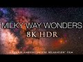 5 HOURS Of 8K HDR STARSCAPES Milky Way Wonders Stunning AstroLapse Film Relaxing Music