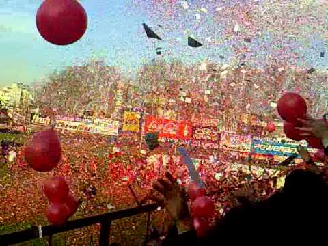 "Recibimiento de Campeón - Argentinos Juniors .-" Barra: Los Ninjas &bull; Club: Argentinos Juniors