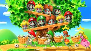 【マリオパーティ スーパースターズ】マリオたちがゾンビ＆スケルトンに変身？4人のハロウィンミニゲーム対決！4K UHD