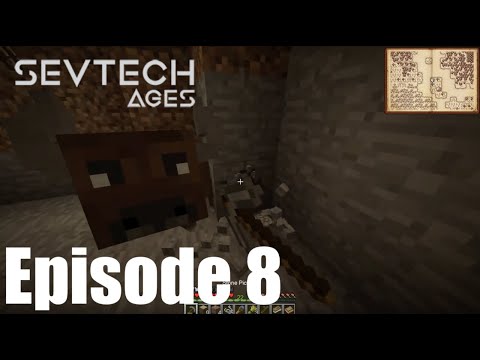 SevTech Ages - Episode 8 - Buffalo Dance, Dark Gems, Ancient Animals