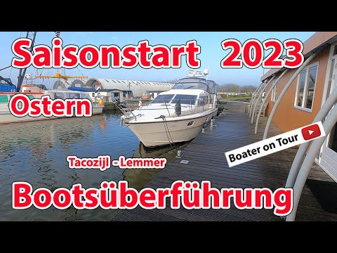 Season start 2023 - Boat trip via Lemmer - Tacozijl to De Klink and refuelled with GTL first time