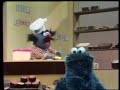 Classic Sesame Street Cookie Monster At The Bakery Imaginary Cookie HQ