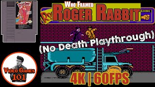 Who Framed Roger Rabbit NES Playthrough 4K 60FPS | Video Games 101