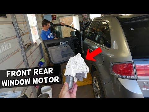 FRONT REAR WINDOW MOTOR REPLACEMENT REMOVAL LINCOLN MKX