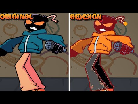 Whitty  Original Vs Redesign Friday Night Funkin Mod Showcase