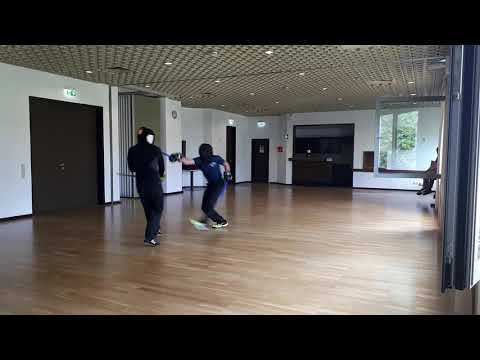 Double Padded Stick: Thrust Attack