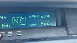 2004 Toyota Avalon Clock Stops at 2021