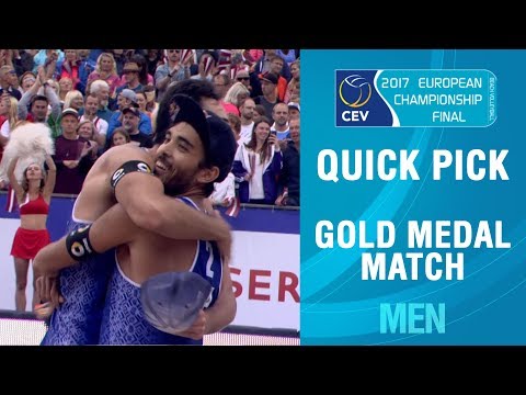 Lupo finishes the match to seal the gold medal | #EuroBeachVolley 2017