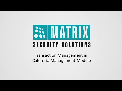Módulo de gerenciamento de transações no gerenciamento de cafeteria