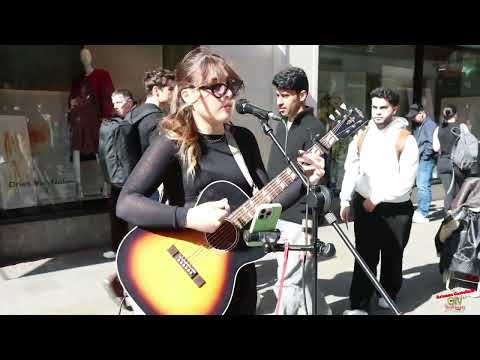 Arianna Castellani's Amazing Cover of Budapest by George Ezra Live from Grafton Street, Dublin
