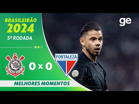 Gols e lances de Corinthians x Fortaleza