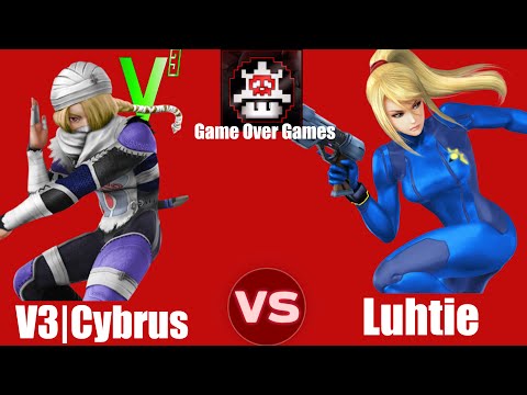 Game Over Games - Luhtie (ZSS) VS V3|Cybrus (Sheik) SSB4 Singles