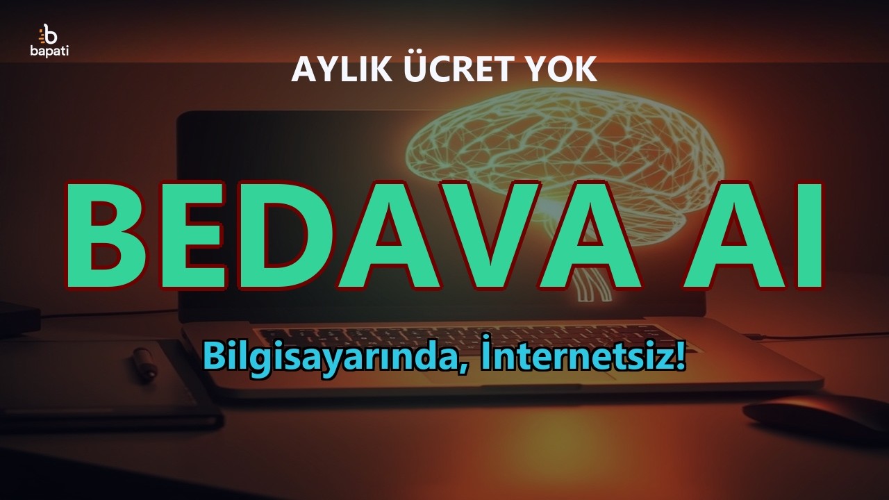 Bilgisayarında Bedava Yapay Zeka: 8 Yol (İnternetsiz!)