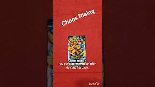 Chaos Rising pack three! Let's see how we do.     #pokemon #pokemoncards #pokemontcg #chaosrising
