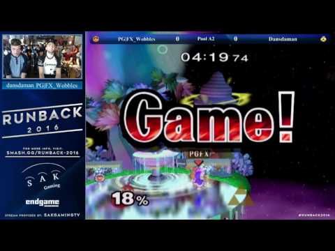 Runback Pools - PG|FX_Wobbles (Ice Climbers) vs Dansdaman (Sheik)