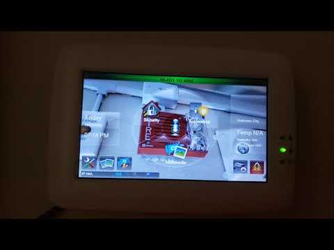 Honeywell TUXWIFIW TouchPad keypad