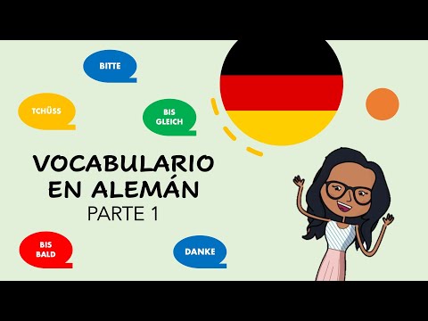 Vocabulario en Alemán Parte 1 - Saludos, Despedidas, Verbos, Sustantivos y Ejercicios