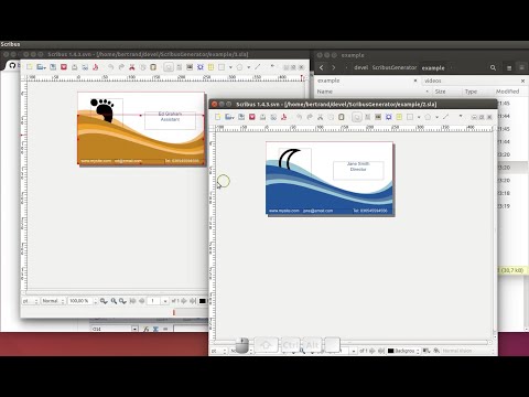 ScribusGenerator how to - mail-merge for Scribus