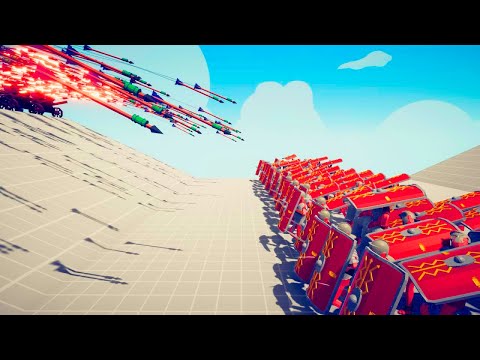 ROMANS TESTUDO vs ARCHERS - Totally Accurate Battle Simulator