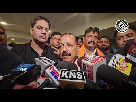 Under PM Modi's leadership the era has changed in union territory, from development to changing mindset of youth who are now writing successful scripts and touching heights under BJP Govt. : Union minister Dr Jitendra at Srinagar party meet.
