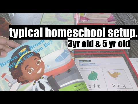 HOW I PLAN & SETUP FOR HOMESCHOOL (3 & 5 yr old) | LEMOMLIFE™