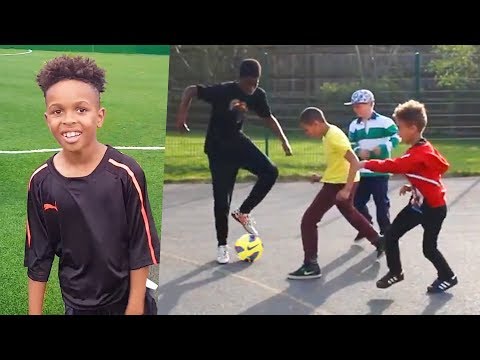 8 YEAR OLD vs 18 YEAR OLD at FOOTBALL | better than Tekkerz Kid? Video