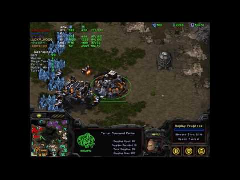 Starcraft Brood War - Vidrep 76 - FFA - Hating The Player