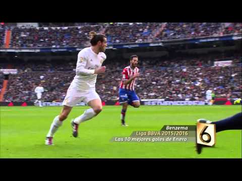 Top 10 goles del mes de enero en La Liga BBVA 2015/2016