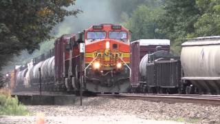 preview picture of video 'Trains at East Olympia Late August 2014'