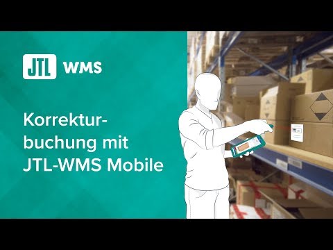 JTL-WMS Korrekturbuchungen mit JTL-WMS Mobile