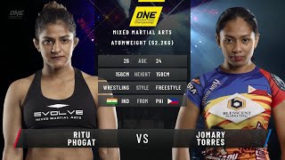 Ritu Phogat vs. Jomary Torres | Full Fight Replay