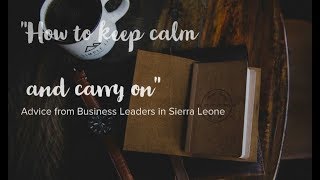 Sage advice for both sexes from some of Sierra Leone's female business leaders