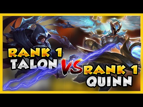 RANK 1 QUINN VS. #1 TALON WORLD YAMIKAZE (FT. IKEEPITTACO) - League of Legends