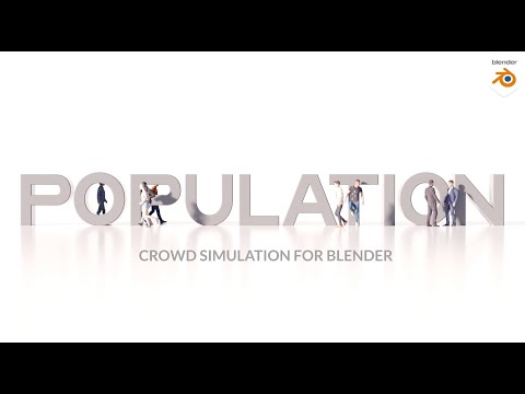 Population addon - Tutorial Blender
