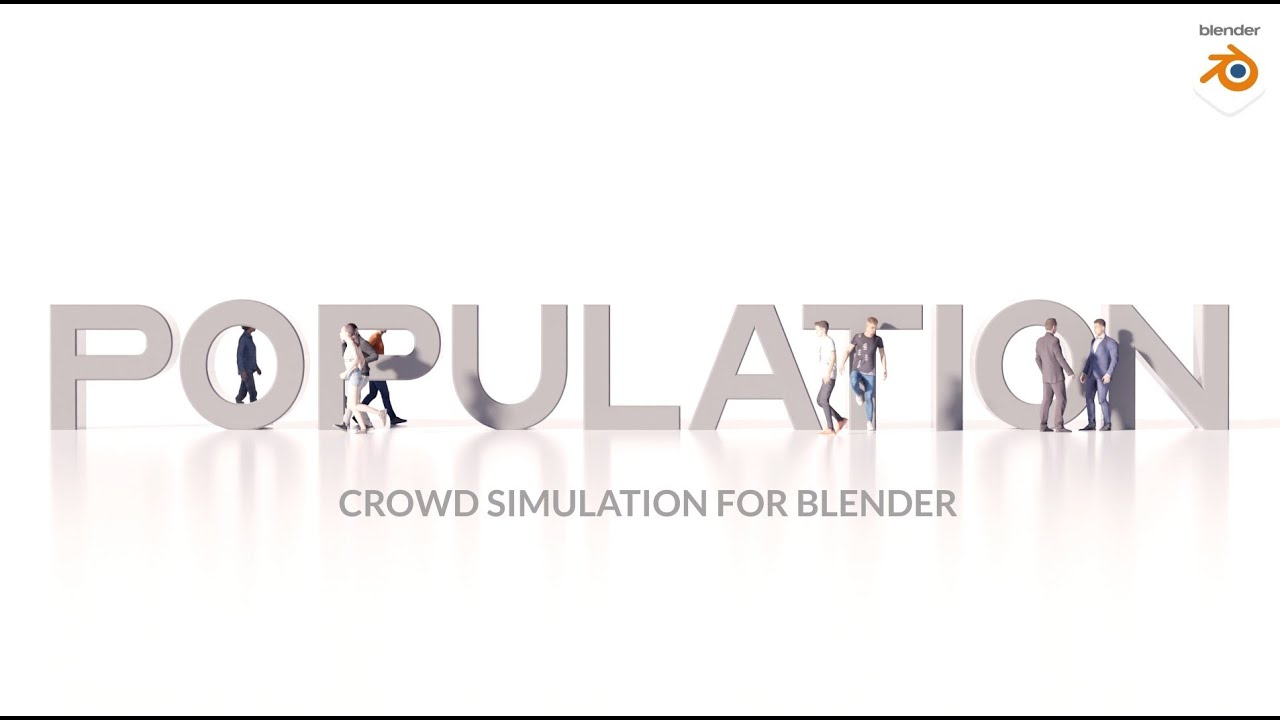 Population addon - Tutorial Blender