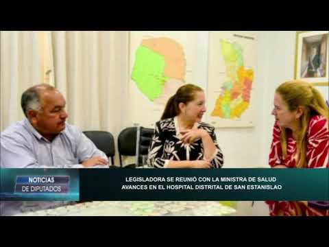 Celebran mejoras introducidas al Hospital Distrital de San Estanislao