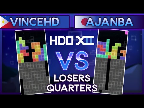 Hard Drop Open 12 - VinceHD Vs. Ajanba - Losers Quarters TETR.IO Tournament