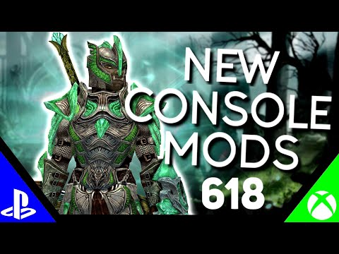 Skyrim Special Edition: ▶️5 BRAND NEW CONSOLE MODS◀️ #618 (PS4/XB1)