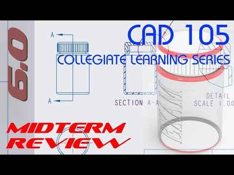 Creo Parametric 6.0 - Basics MIDTERM REVIEW