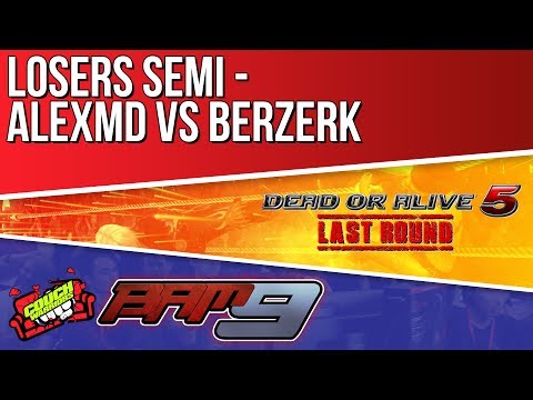 BAM9: Dead or Alive 5 - AlexMD vs Berzerk - Losers Semi
