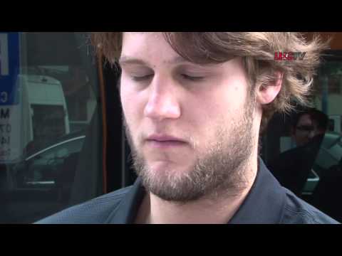 LHCTV PRE GAME 20131004 JANNIK FISCHER