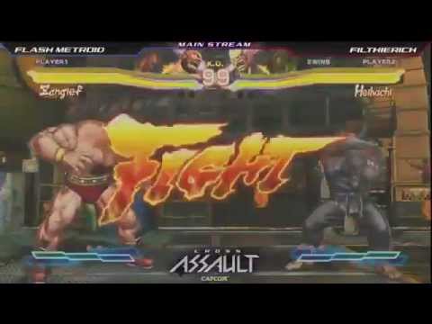 ArcadiaFighters // Exhibicion SFxT FT3: Flash Metroid vs. Filthie Rich