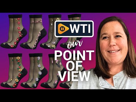 DXYAKY Sheer Mesh Transparent Socks for Women Ultra-thin Lace Fishnet See Through Ankle Socks Novelty Casual Crew Socks One Size 8 Pairs - Flower Pattern - WTI product video review