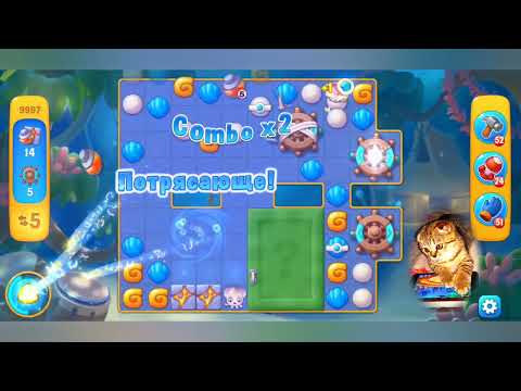 Fishdom 2022, no Boosters,   9997  level  -  прохождение без бустеров,   9997  уровень.